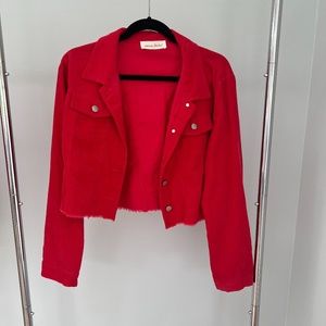 Red Corduroy Jacket